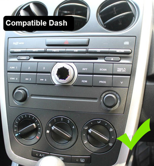 Mazda CX7 2006-2012 stereo facia suit both 9 inch android fascia frame trim