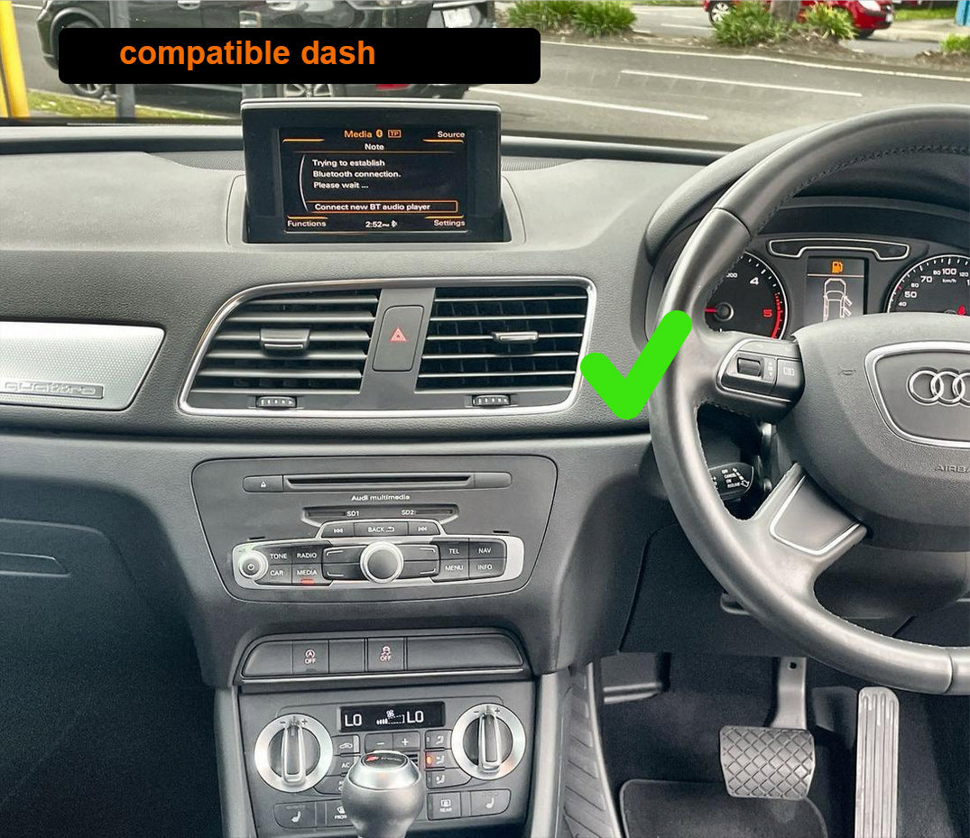 Audi Q3 8U 2012-2018 10.25 inch touchscreen aftermarket upgrade Car stereo wireless Carplay and wireless android auto