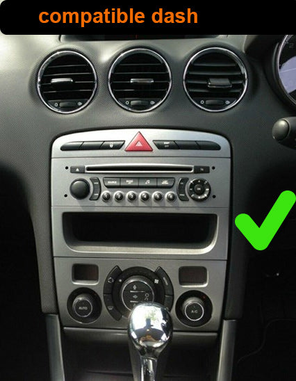 Peugeot 308 2008-2013 Wireless Apple Carplay Android Auto GPS Bluetooth Stereo