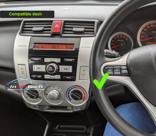 Honda City 2009-2013 stereo facia 9 inch android Double din 2 din fascia frame surround