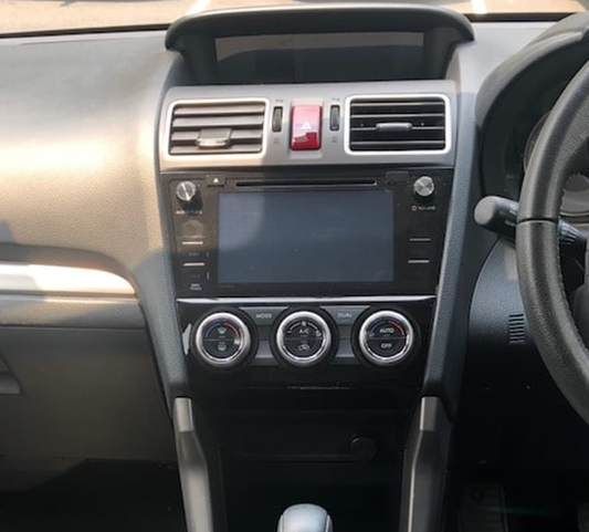 Subaru Forester 2014-2018 stereo facia 9 inch android Double din 2 din fascia frame surround