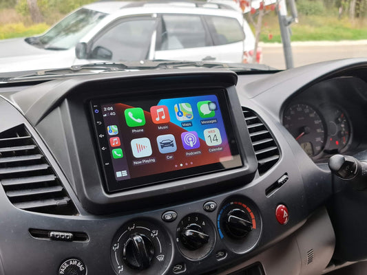 Mitsubishi Triton 2006-2016 7" GPS Satnav Bluetooth Stereo Wireless Apple Carplay Android Auto