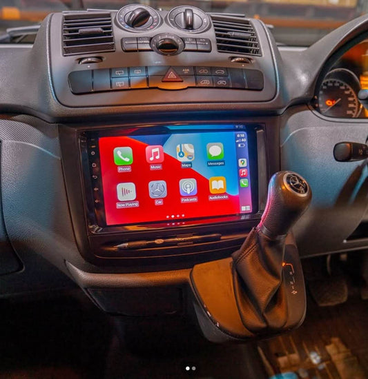 Mercedes Benz Vito 06-14 W639 9 inch touchscreen upgrade stereo wireless Carplay android auto