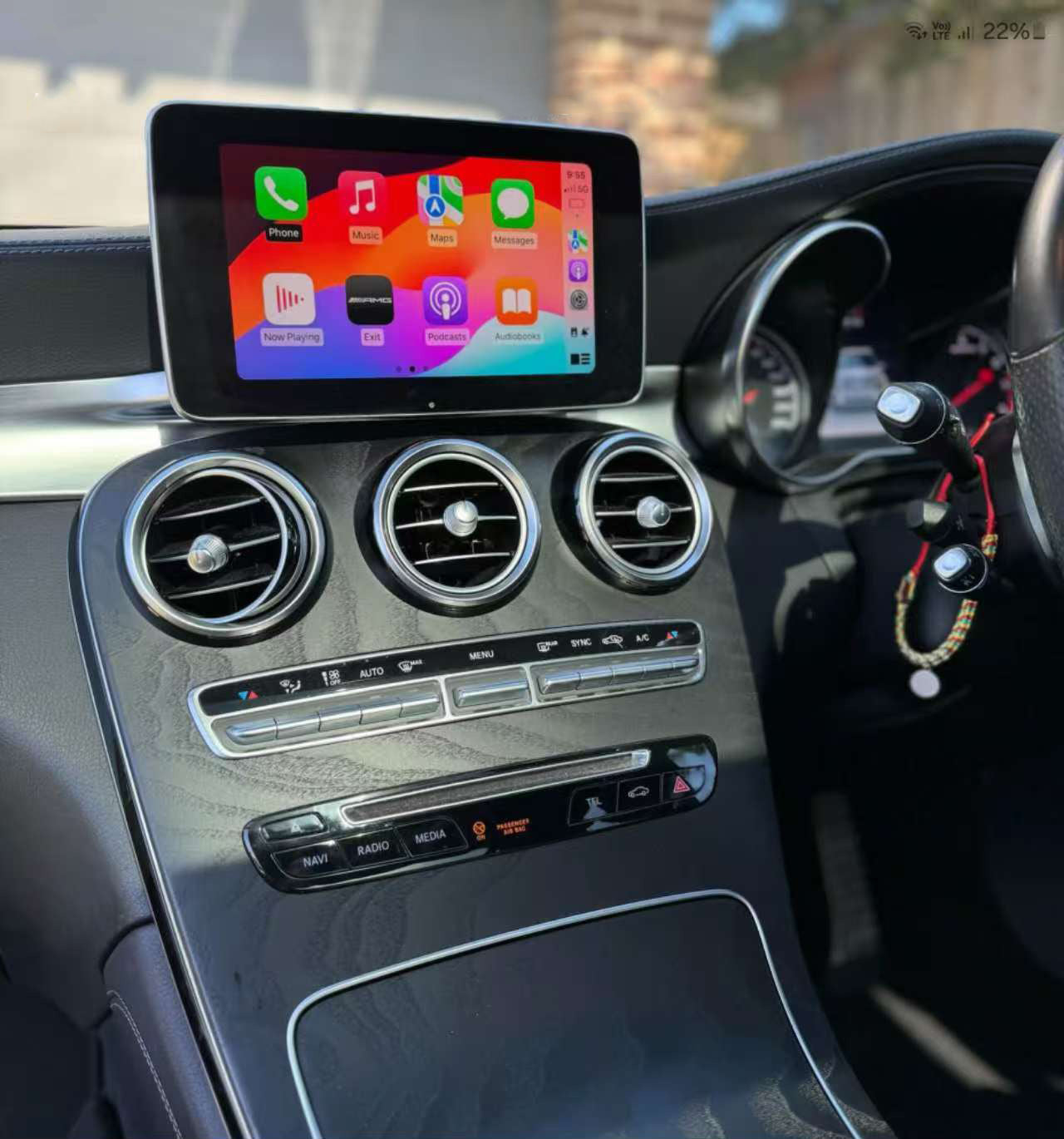 Mercedes Benz C Class 2014-2019 W205 Add Wireless Carplay & Android Auto MMI Retrofit interface