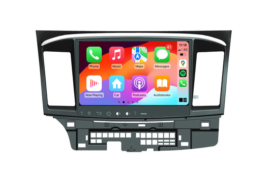 Mitsubishi Lancer 2008-2017 GPS Bluetooth Stereo Accessories Apple Carplay Headunit