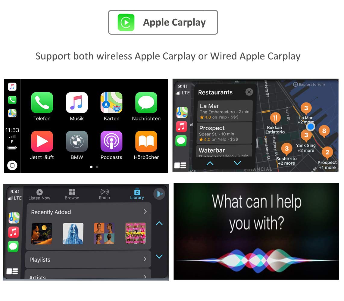 BMW 5 series F10 520d 520i 525i 528i 530d 530i 535i NBT Add Wireless Carplay & Android Auto MMI Retrofit integration