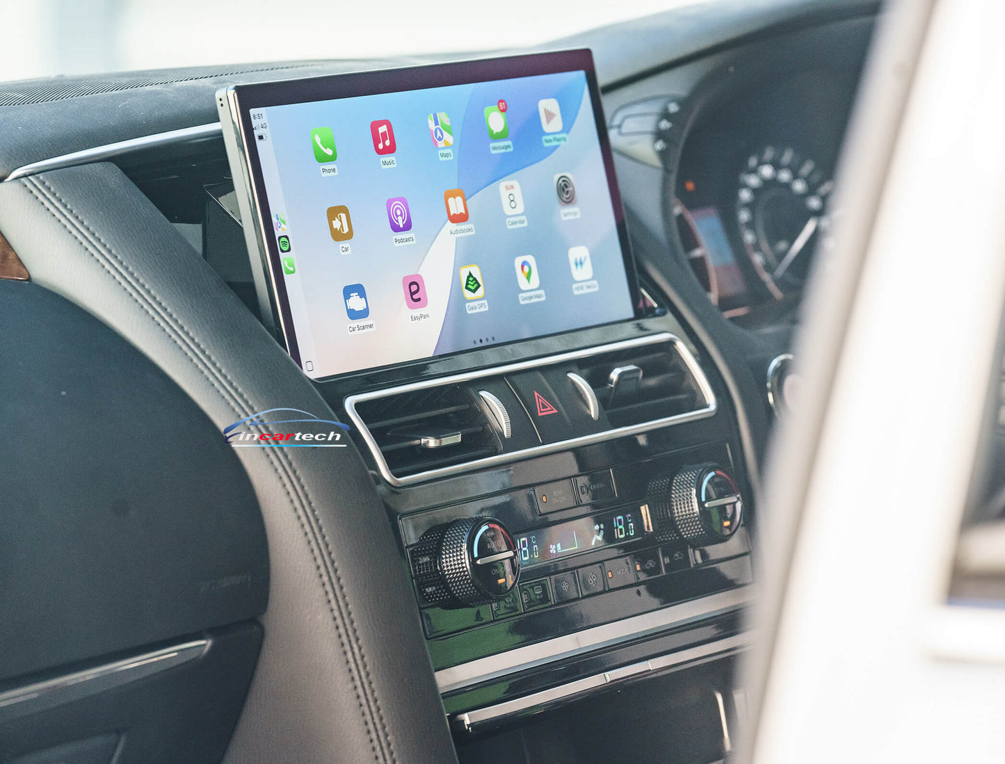 Nissan Patrol Y62 2013-2025 13.3" Infotainment stereo upgrade wireless CarPlay Android Auto