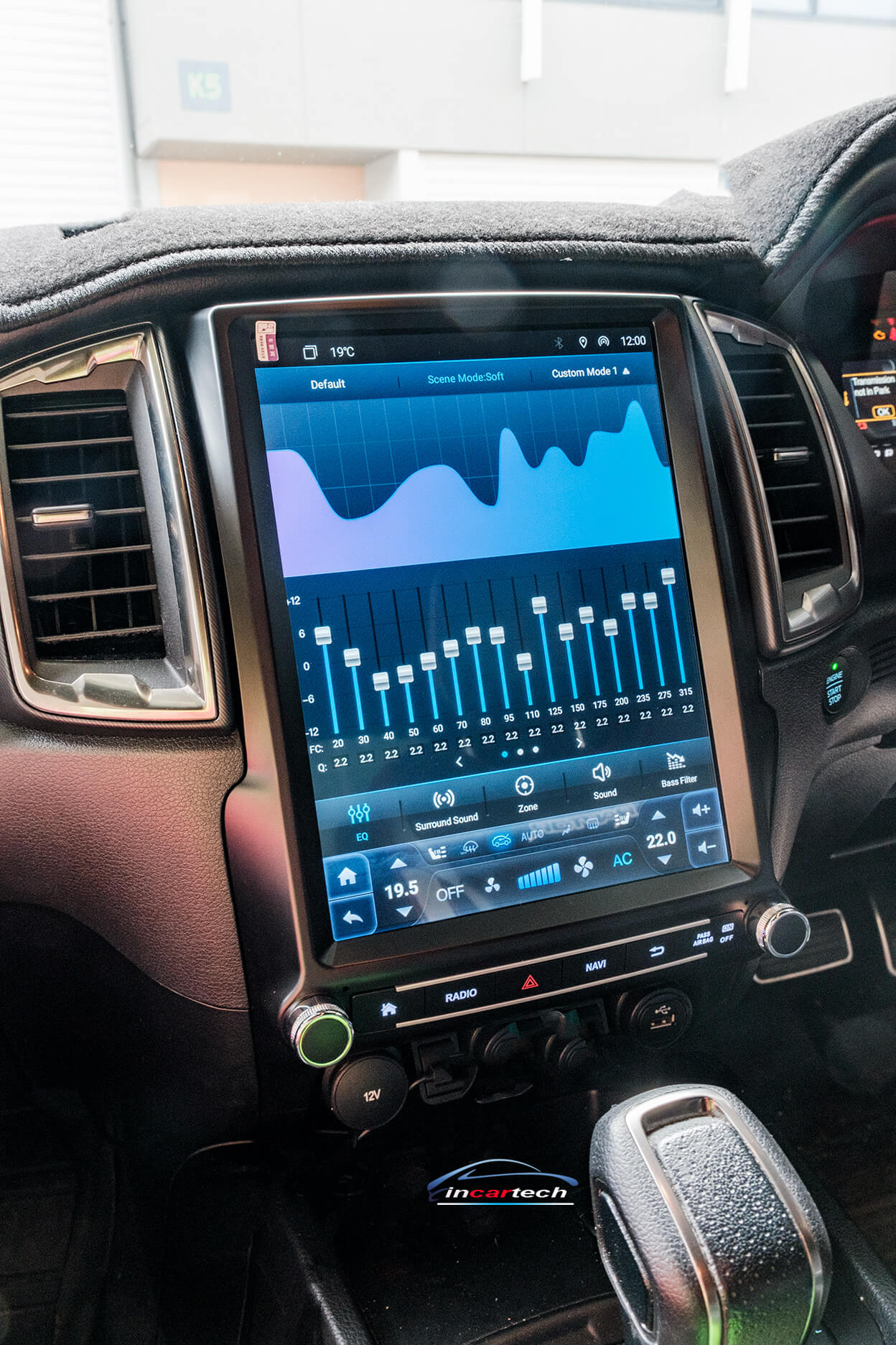 Ford Ranger Raptor 14-22 PX MkII 2 MKIII 3 12.3" Tesla-Style GPS Infotainment Wireless Carplay Android auto stereo