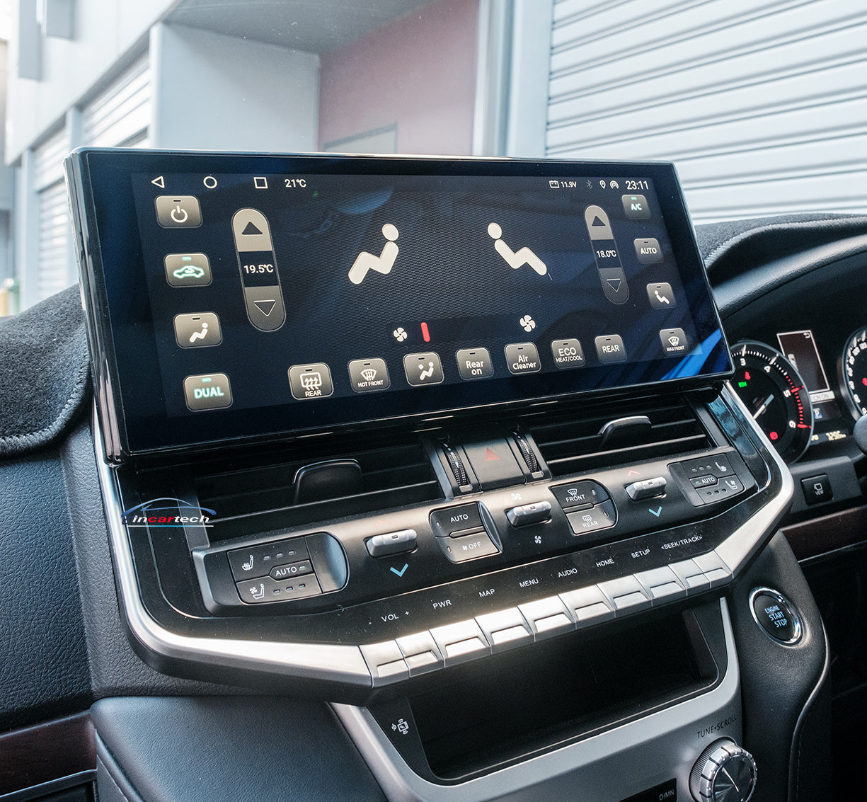Toyota Landcruiser LC200 15-24 16.2" Screen GPS Wireless Apple CarPlay Android Auto Stereo Upgrade