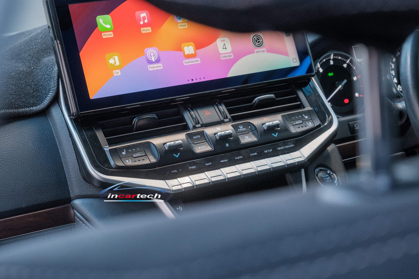 Toyota Landcruiser LC200 15-24 16.2" Screen GPS Wireless Apple CarPlay Android Auto Stereo Upgrade