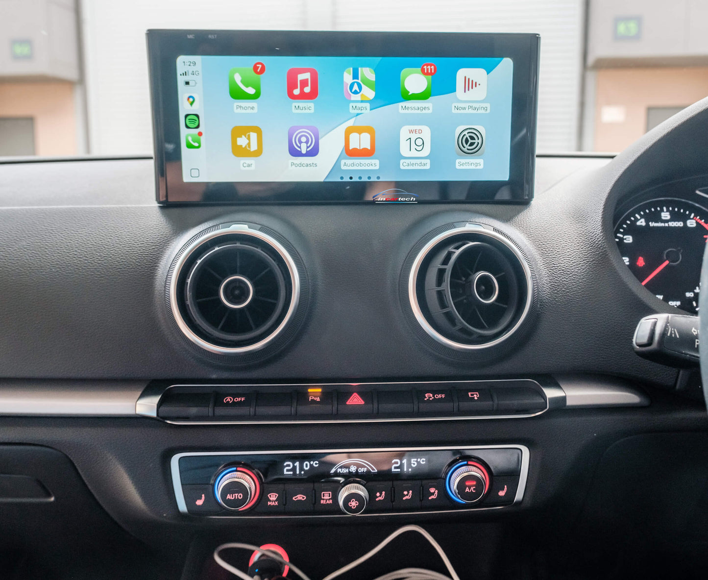 Audi Q2 16-22 Touchscreen upgrade stereo wireless Carplay android auto