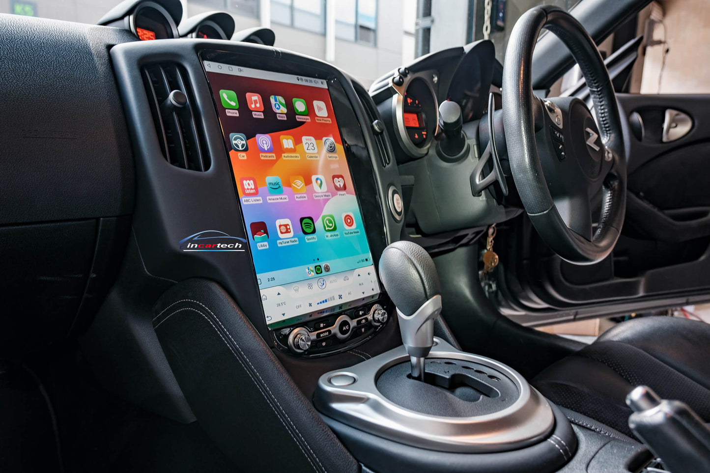 Nissan 370Z 2009-2020 15.6" Tesla Style Infotainment Wireless Apple CarPlay Android Auto Stereo