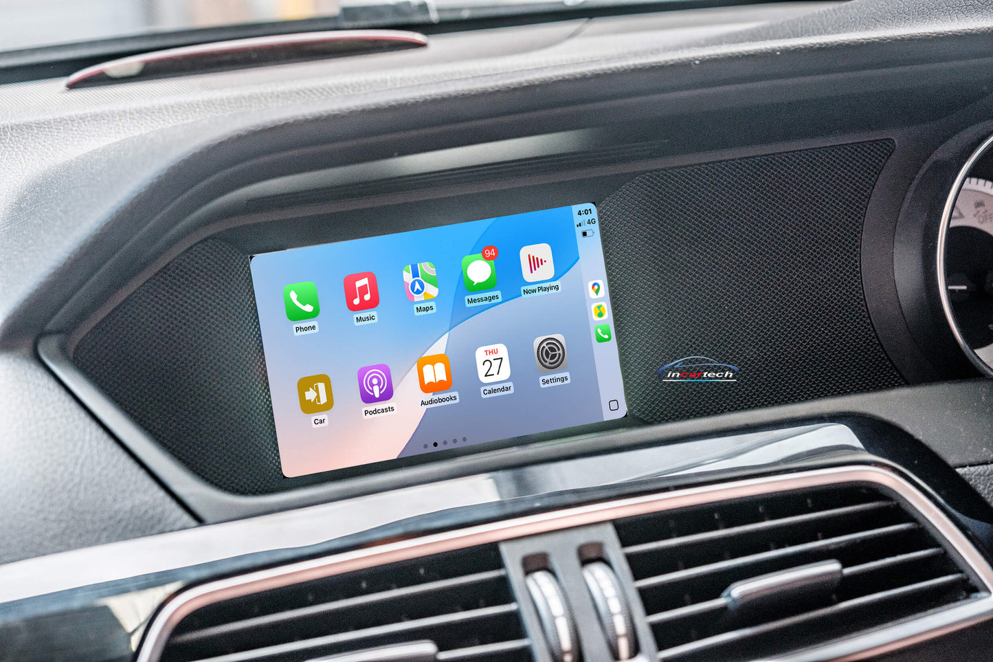 Mercedes Benz C Class 12-14 W204 Add Wireless Carplay & Android Auto MMI Retrofit interface