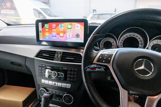 Mercedes Benz C-Class 2012-2014 W204 Touchscreen upgrade stereo wireless Carplay Android auto