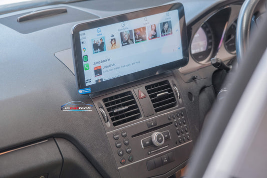 Mercedes Benz C-Class W204 07-12 Touchscreen upgrade stereo wireless Carplay android auto