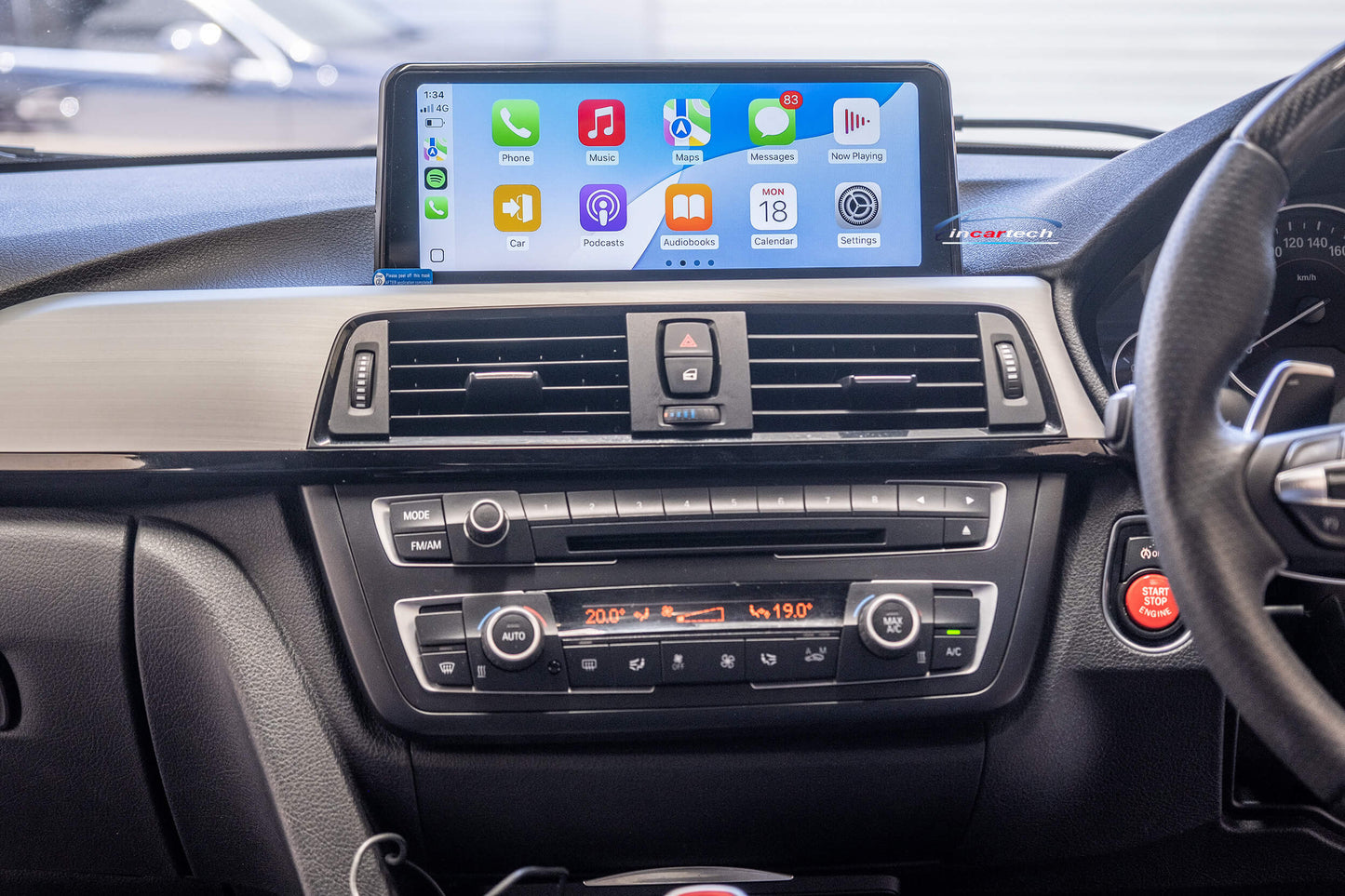 BMW 3 Series/M3 10-21 (F30 F31 F34) Touchscreen screen upgrade stereo Wireless Carplay android auto