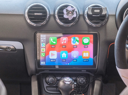 Audi TT/TTS 2006-2013 9" touchscreen upgrade stereo Wireless Carplay Android auto Support BOSE