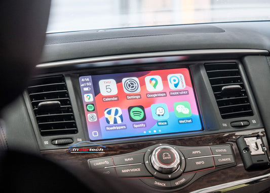 Nissan Patrol Y62 infinity QX80 2011-2023 Add Wireless Carplay Android Auto integration Module