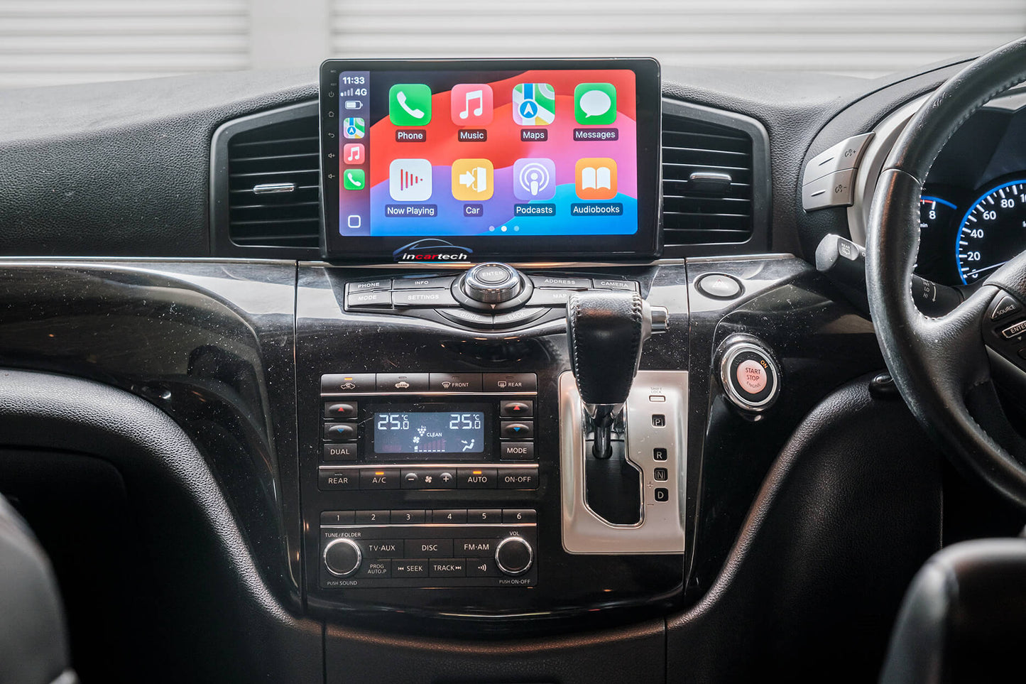 Nissan Elgrand E52 11-19 10" Touchscreen GPS Infotainment Wireless Carplay Android auto Stereo