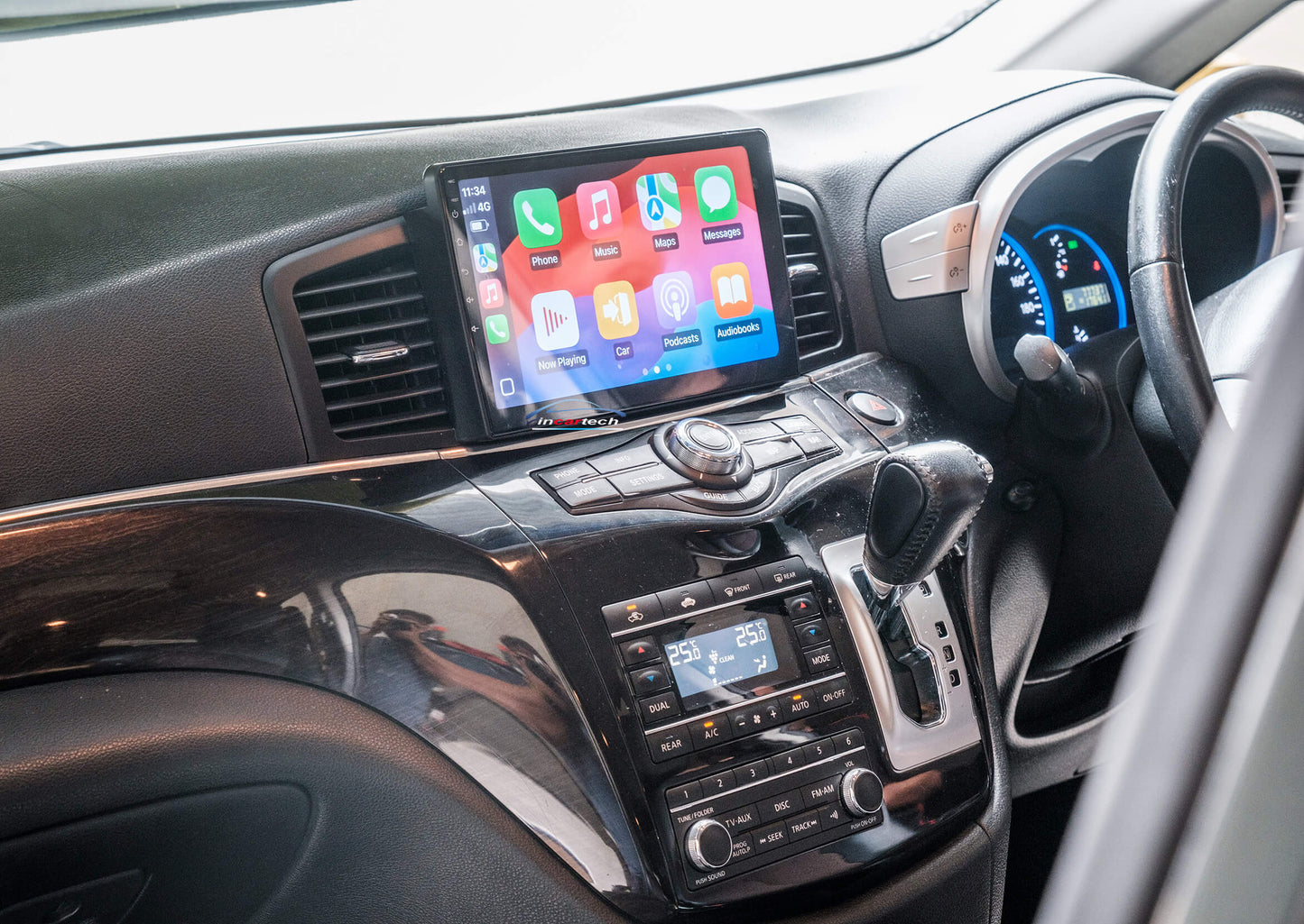 Nissan Elgrand E52 11-19 10" Touchscreen GPS Infotainment Wireless Carplay Android auto Stereo