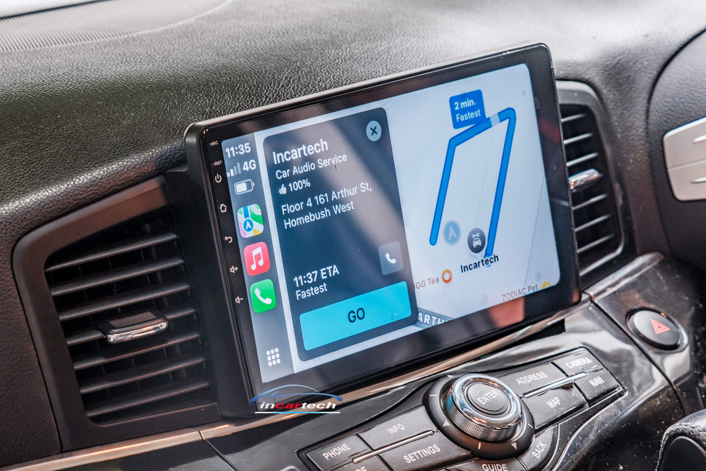 Nissan Elgrand E52 11-19 10" Touchscreen GPS Infotainment Wireless Carplay Android auto Stereo