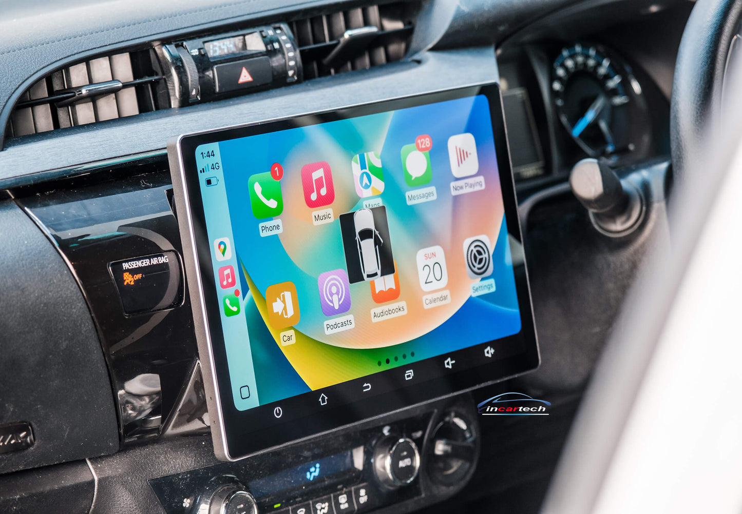 Toyota Hilux Workmate SR5 SR Workmate 13.3 inch 2015-2024 GPS Wireless Apple Carplay Stereo GPS SatNav android auto