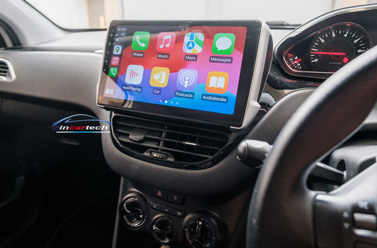 Peugeot 2008 14-18 Wireless Apple Carplay Android Auto GPS Bluetooth Stereo