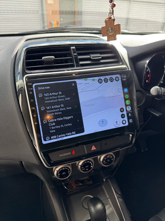 Mitsubishi ASX 2020-2025 10.1" GPS Bluetooth Stereo Wireless Apple CarPlay Android Auto