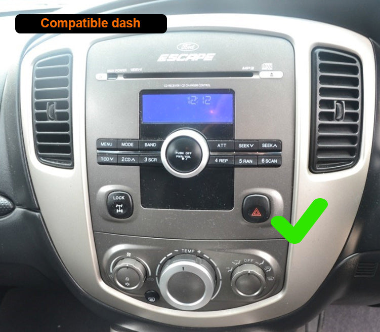 Ford Escape 2006-2012 MY10 stereo facia 9 inch 7 inch Double din 2 din