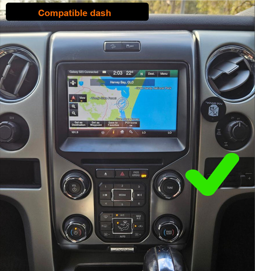 Ford F150 2009-2014 14.4 inch Wireless Apple CarPlay Android Auto GPS Bluetooth