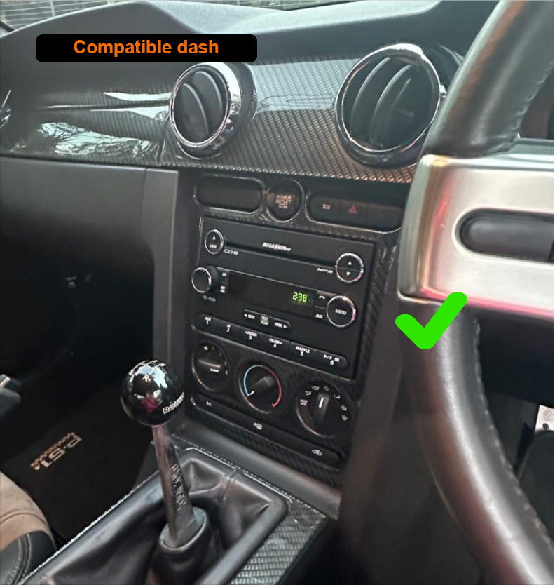 Ford Mustang 2005-2009 Touchscreen Wireless Apple CarPlay Android Auto GPS Bluetooth
