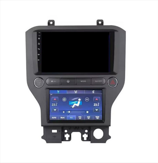 Ford Mustang 2015-2021 Dual screen 10"+6.68" Wireless Apple CarPlay Android Auto GPS Bluetooth Digital aircon