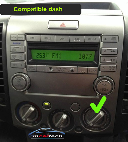 Ford Ranger 2006-2011 13" Touchscreen Wireless Apple Carplay Android Auto GPS Nav upgrade stereo Bluetooth