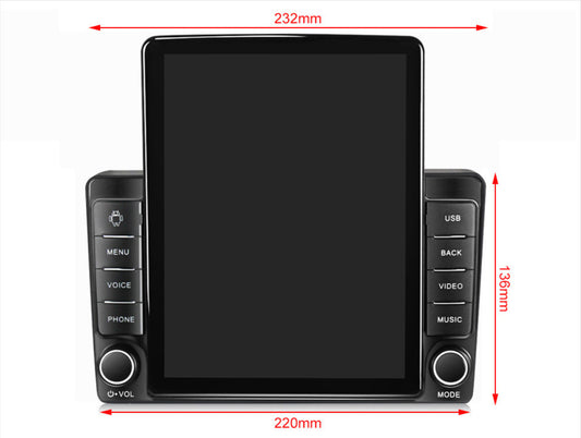 Ford Transit 13-17 VO/Custom 9.7 inch vertical Touchscreen Wireless Apple CarPlay Android Auto GPS Bluetooth