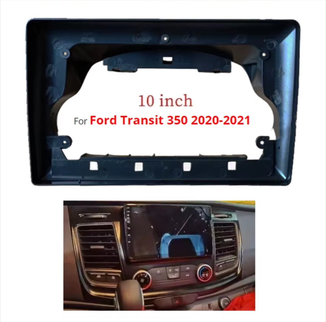 Ford Transit 20-25 stereo facia suit both 10 inch android and 7 inch Double din 2 din fascia frame