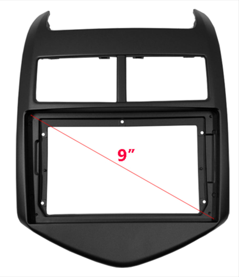 Holden Barina 11-16 stereo facia 9 inch android Double din 2 din fascia frame surround