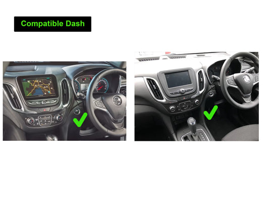 Holden Equinox 2017+ GPS 9" touchscreen Wireless CarPlay Android Auto Stereo, Holden Equinox 2017+ stereo facia 9 inch android Double din 2 din fascia frame surround