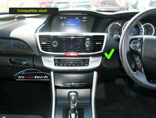 Honda Accord 2013-2019 9" Touchscreen GPS wireless CarPlay Android Auto HeadUnit screen