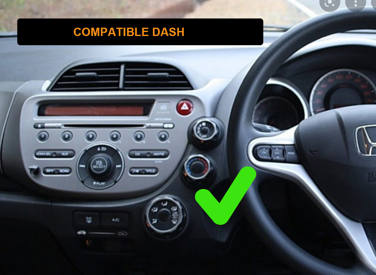 Honda Jazz 2009-2013 10" GPS Apple CarPlay Android Auto Navigation HeadUnit screen