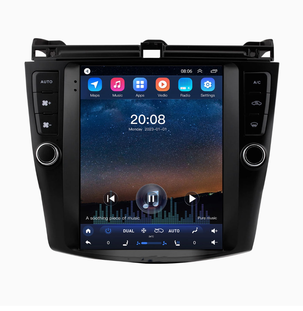 Honda Accord 2003-2008 12.1" Touchscreen GPS wireless CarPlay Android Auto HeadUnit screen, Honda Accord Euro 2003-2008 12.1" Touchscreen GPS wireless CarPlay Android Auto HeadUnit screen