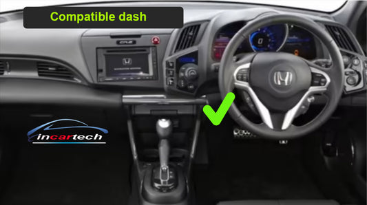 Honda CRZ 2010-2016 stereo facia 9 inch android Double din 2 din fascia frame surround