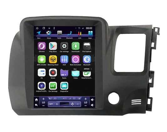 Honda Civic 2006-2011 12.1" Tesla Style Touchscreen GPS wireless CarPlay Android Auto HeadUnit