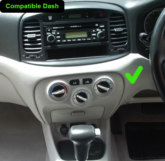 Hyundai Accent 2007-2010 10" GPS Bluetooth Wireless Apple CarPlay Android Auto Stereo