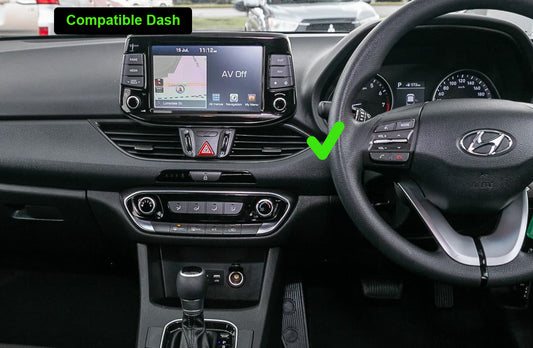 Hyundai i30 2017-2021 GPS Bluetooth Wireless Apple CarPlay Android Auto Stereo