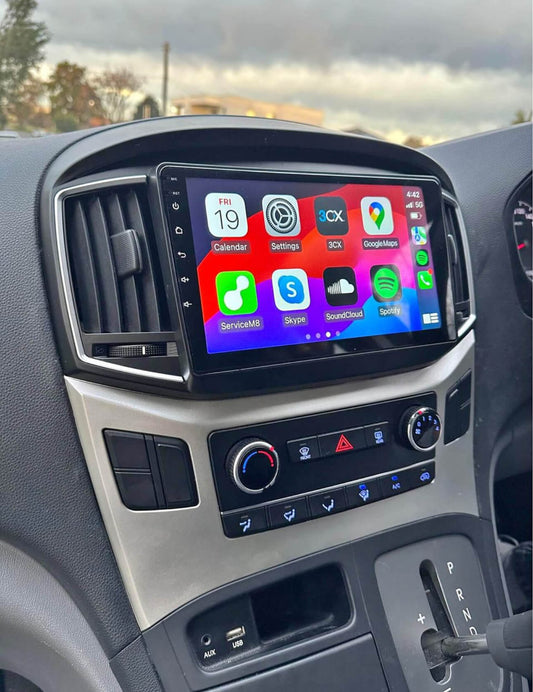 Hyundai imax 2015-2022 Aftermarket stereo 9" GPS BT wireless CarPlay Android Auto Radio