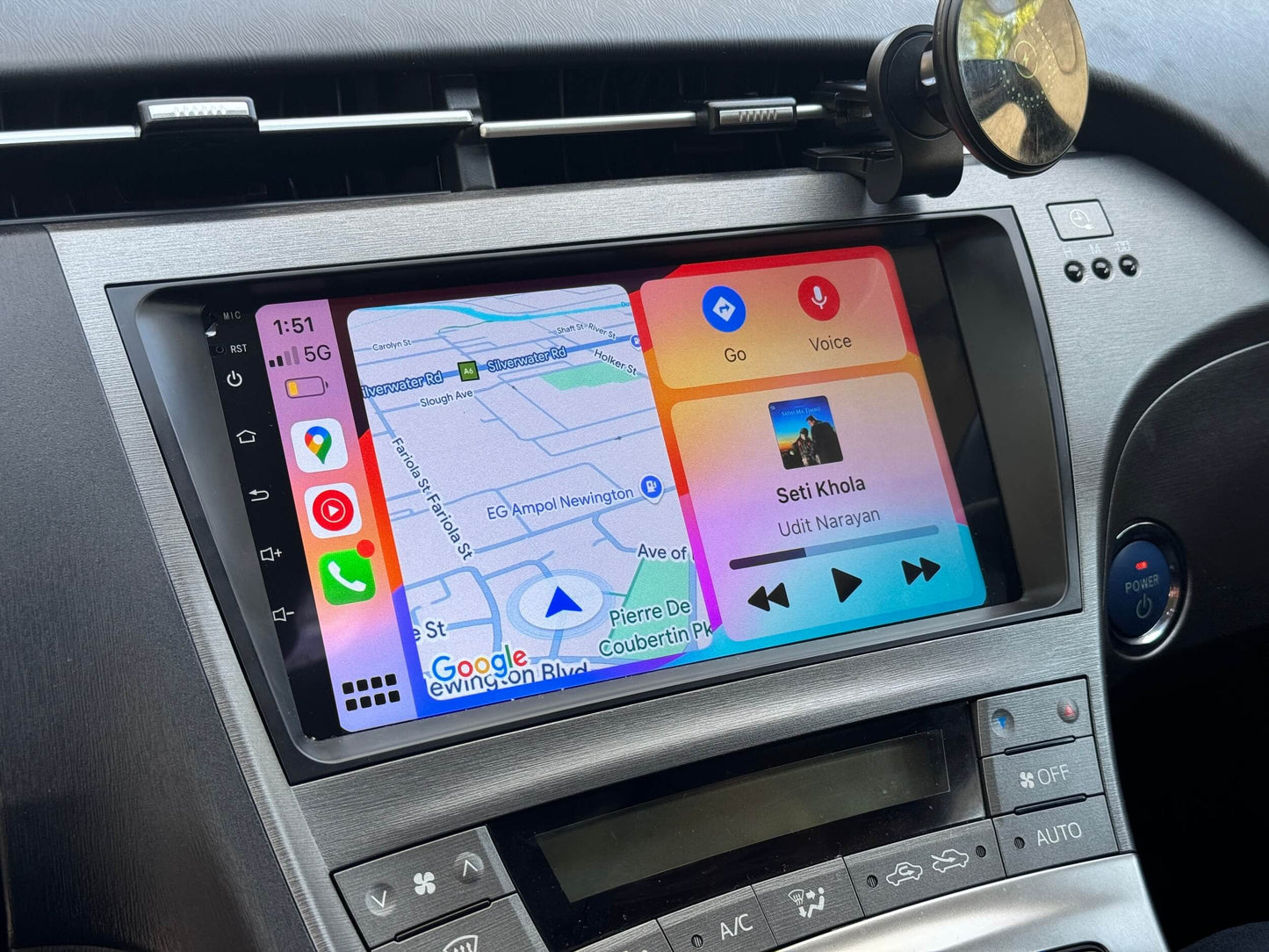 Toyota Prius 2009-2015 9" GPS Wireless Apple CarPlay Android Auto Stereo SatNav