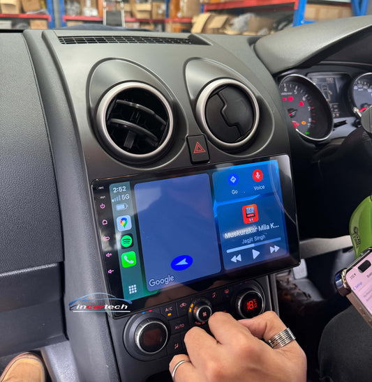 Nissan Dualis J10 2007-2013 Wireless Apple CarPlay Andriod Auto GPS Bluetooth Stereo