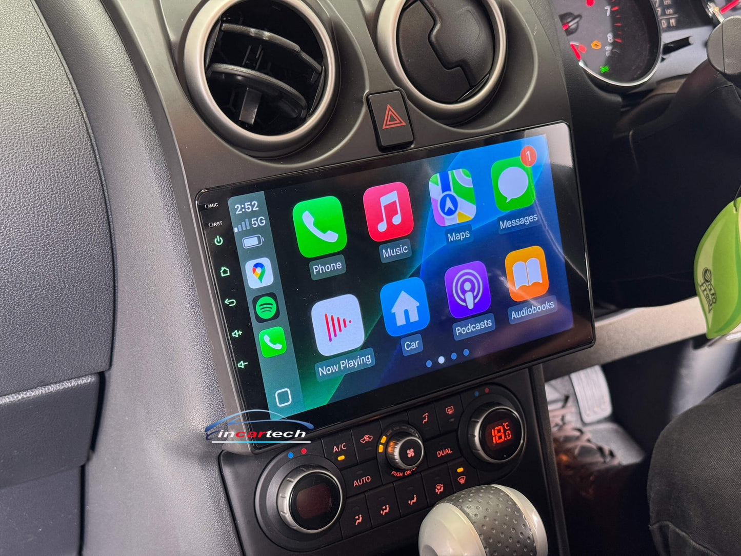 Nissan Dualis J10 2007-2013 Wireless Apple CarPlay Andriod Auto GPS Bluetooth Stereo