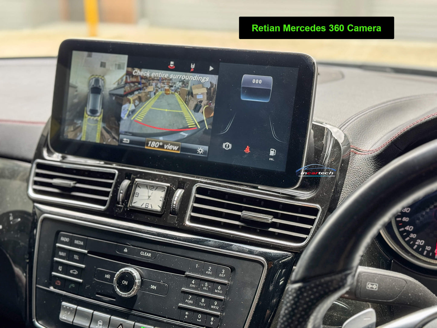 Mercedes Benz GLE-Class 15-19 (W166) 12.3" Touchscreen Upgrade Stereo Wireless Carplay Android auto