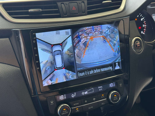 Nissan Qashqai 2014-2021 GPS Wireless apple CarPlay Android auto stereo DSP Support 360